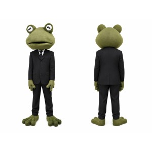 Mr Frog Mascot Costume