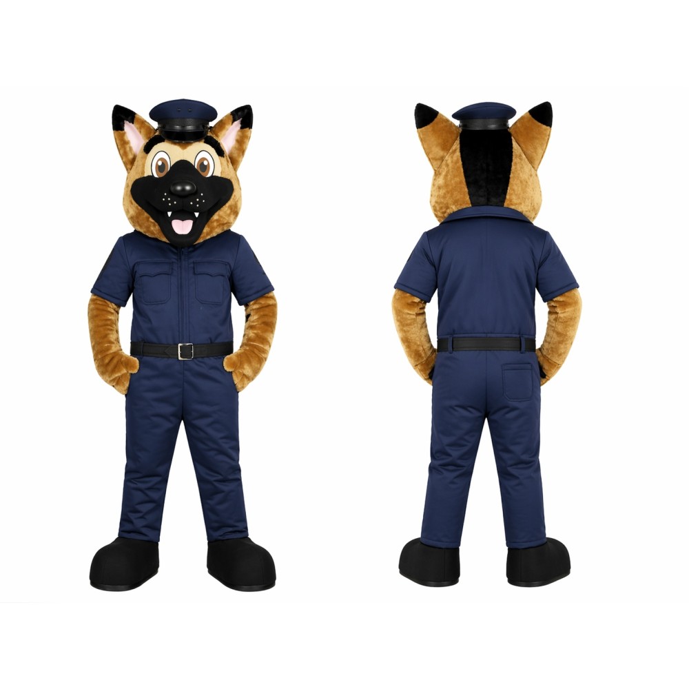 Police Dog Mascot Costume