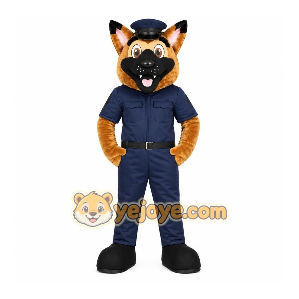 Police Dog Mascot Costume