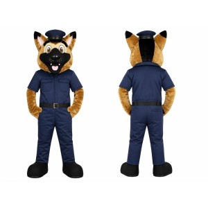 Police Dog Mascot Costume