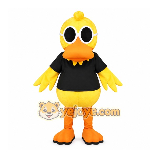 Sport Yellow Duck Mascot Costume Sport Yellow Duck Mascot Costume