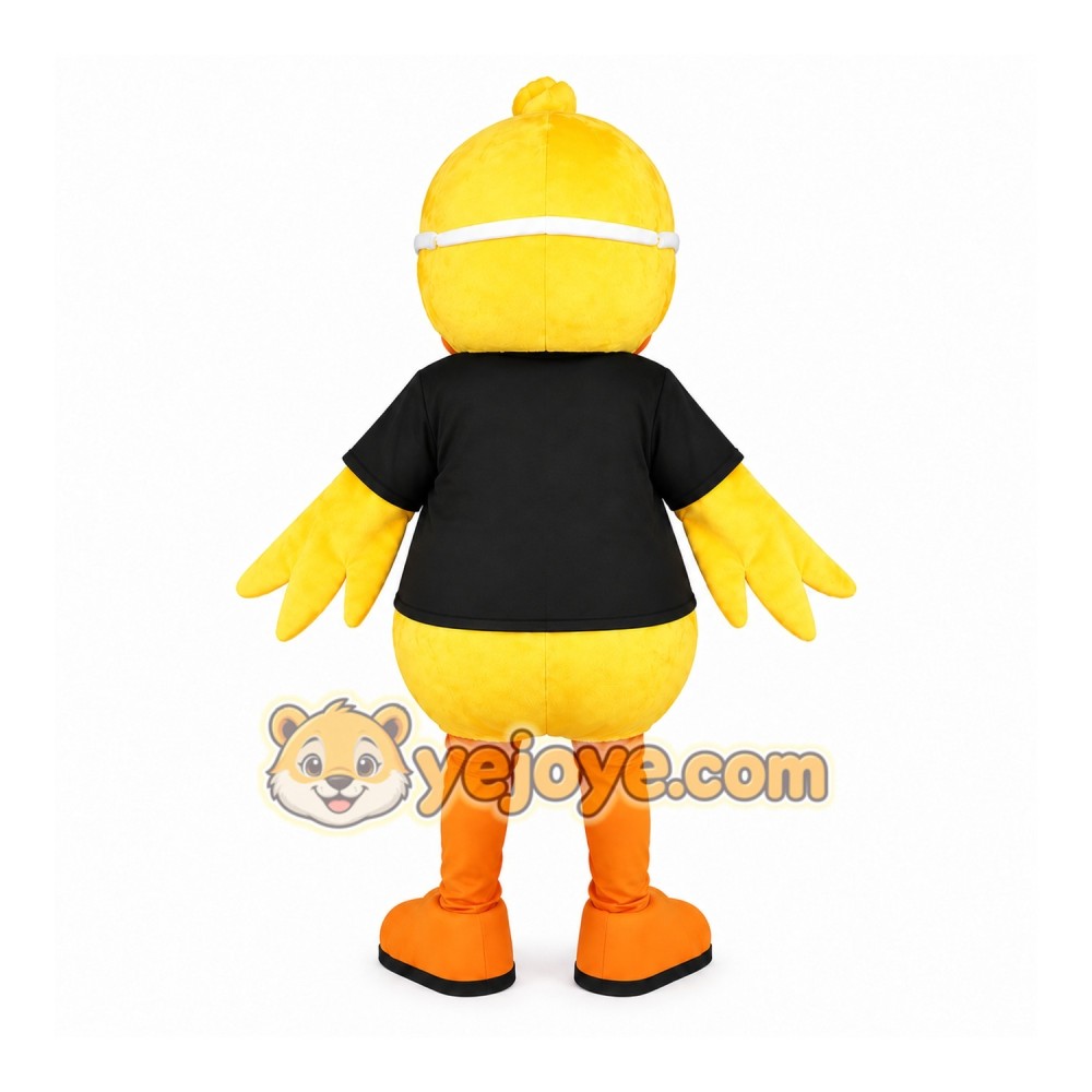 Sport Yellow Duck Mascot Costume