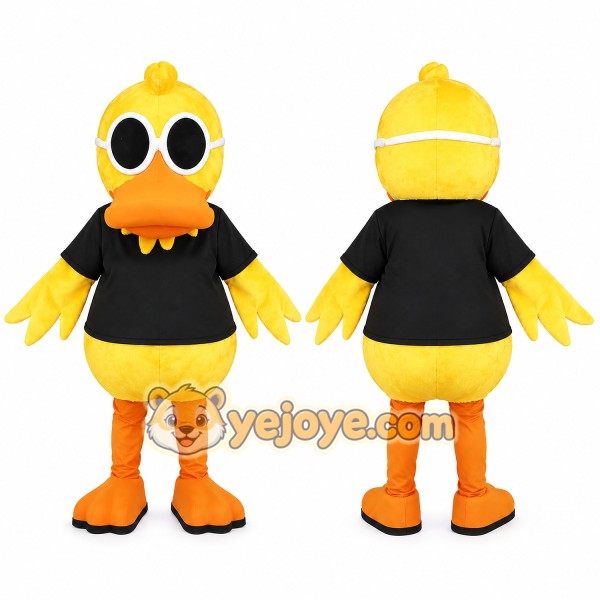 Sport Yellow Duck Mascot Costume