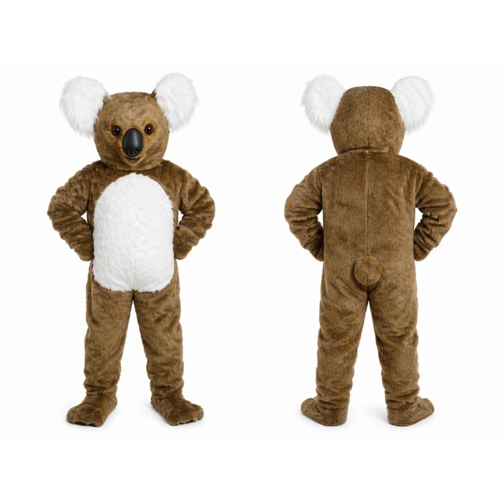 Brown Koala Mascot Costume