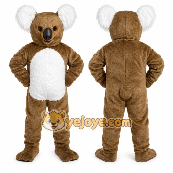 Brown Koala Mascot Costume