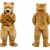 Realistic Brown Bear Mascot Costume