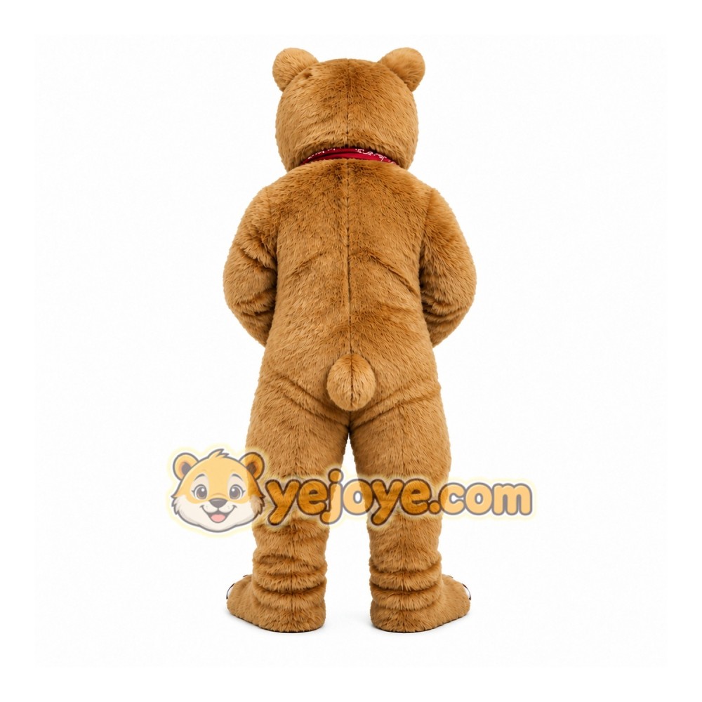 Realistic Brown Bear Mascot Costume Realistic Brown Bear Mascot Costume