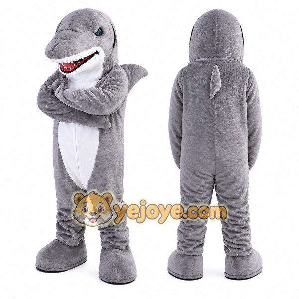 Realistic Lightweight Shark Mascot Costume