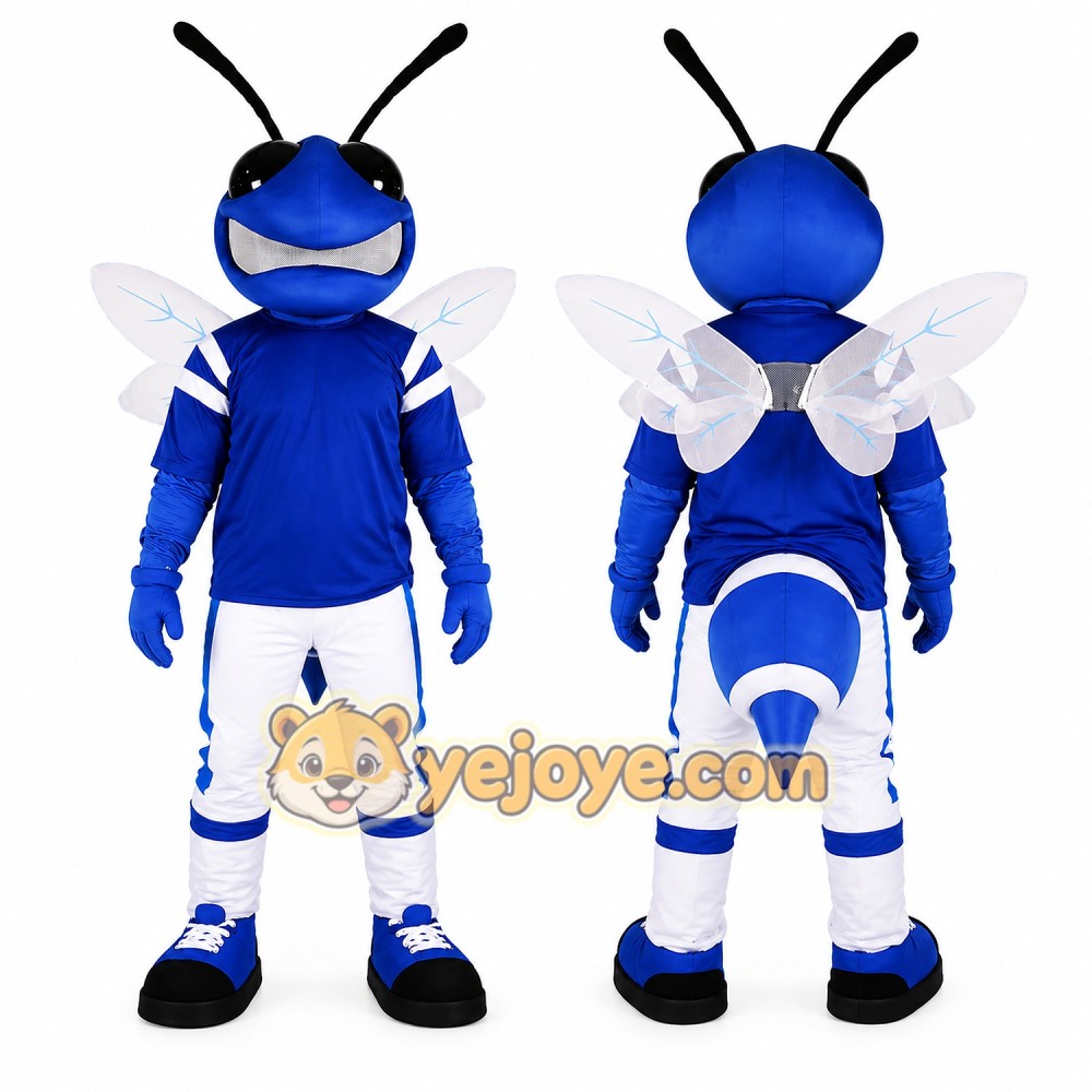Blue Hornet Mascot Costume For Adult Blue Hornet Mascot Costume For Adult