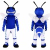 Blue Hornet Mascot Costume For Adult