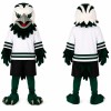 Sport White Green Eagle Mascot Costume