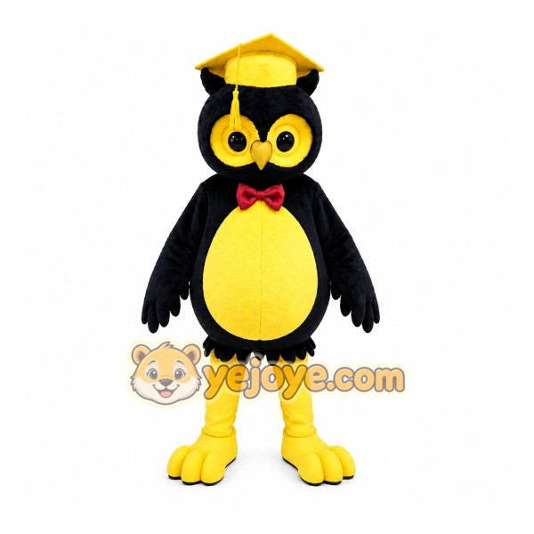 Learned Owl Mascot Costume