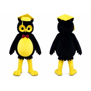 Learned Owl Mascot Costume