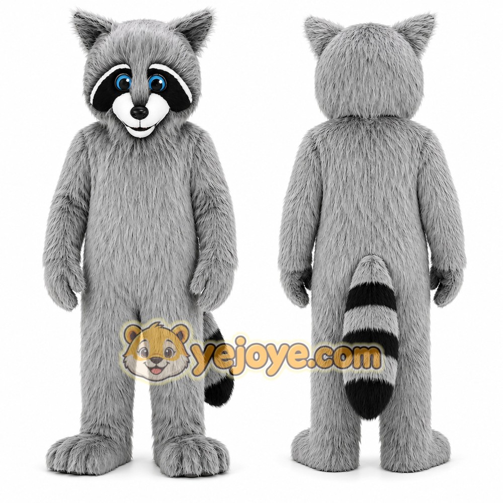 Realistic Raccon Mascot Costume Realistic Raccon Mascot Costume