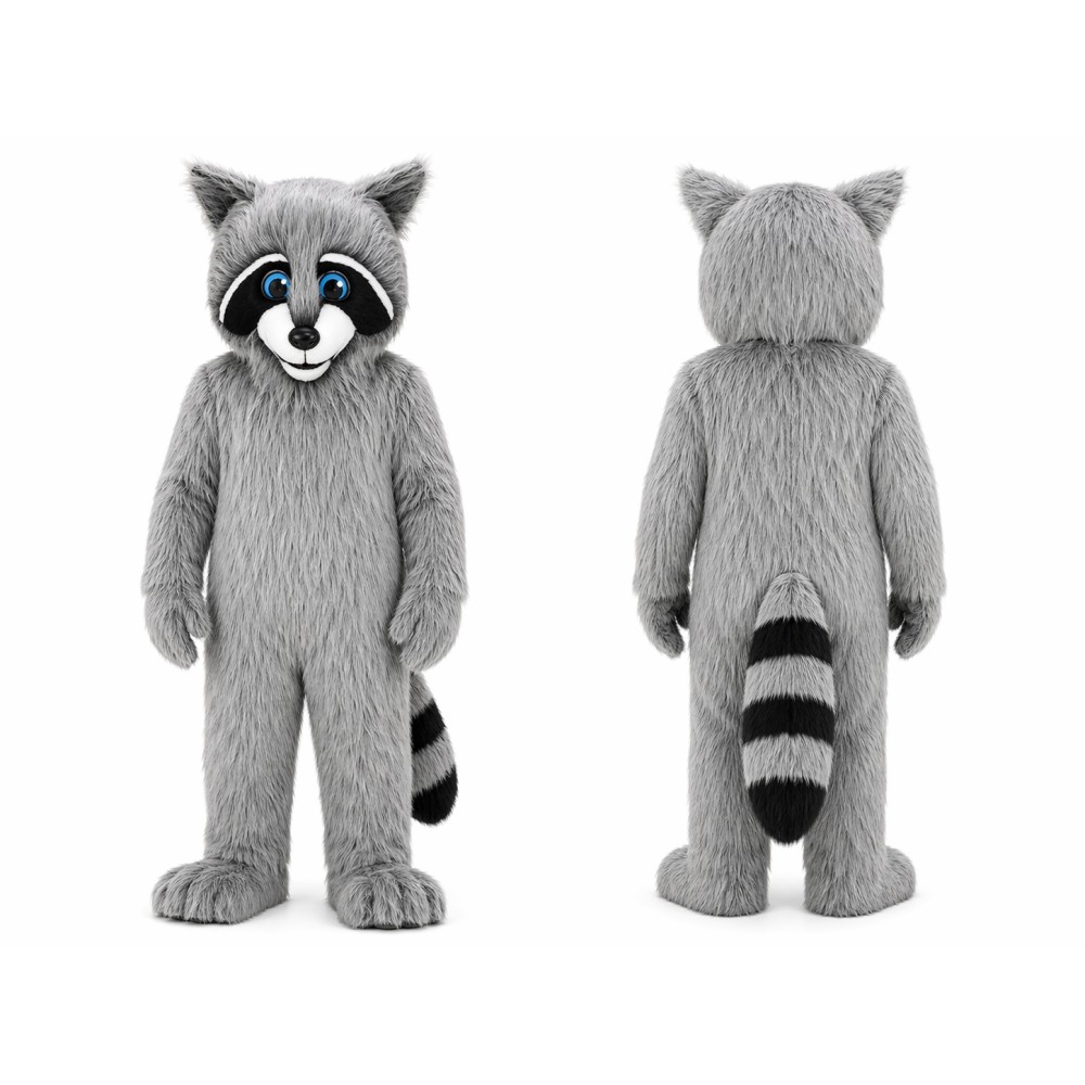 Realistic Raccon Mascot Costume