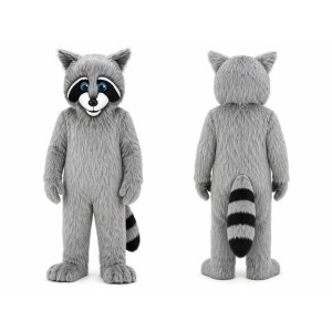 Realistic Raccon Mascot Costume
