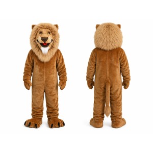 Happy Lion Mascot Costume For Adult