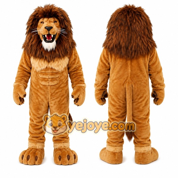 Power Lion Mascot Costume For Adult