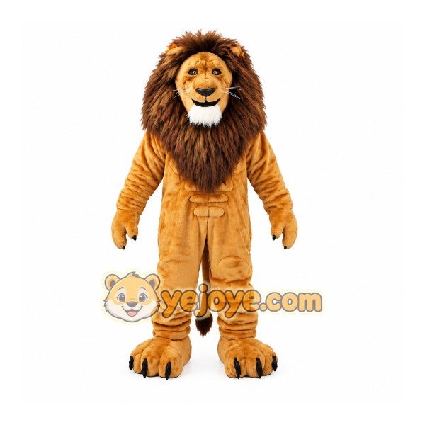 Power Muscular Lion Mascot Costume For Adult