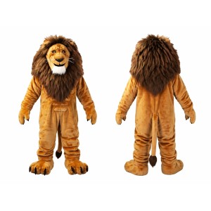 Power Muscular Lion Mascot Costume For Adult