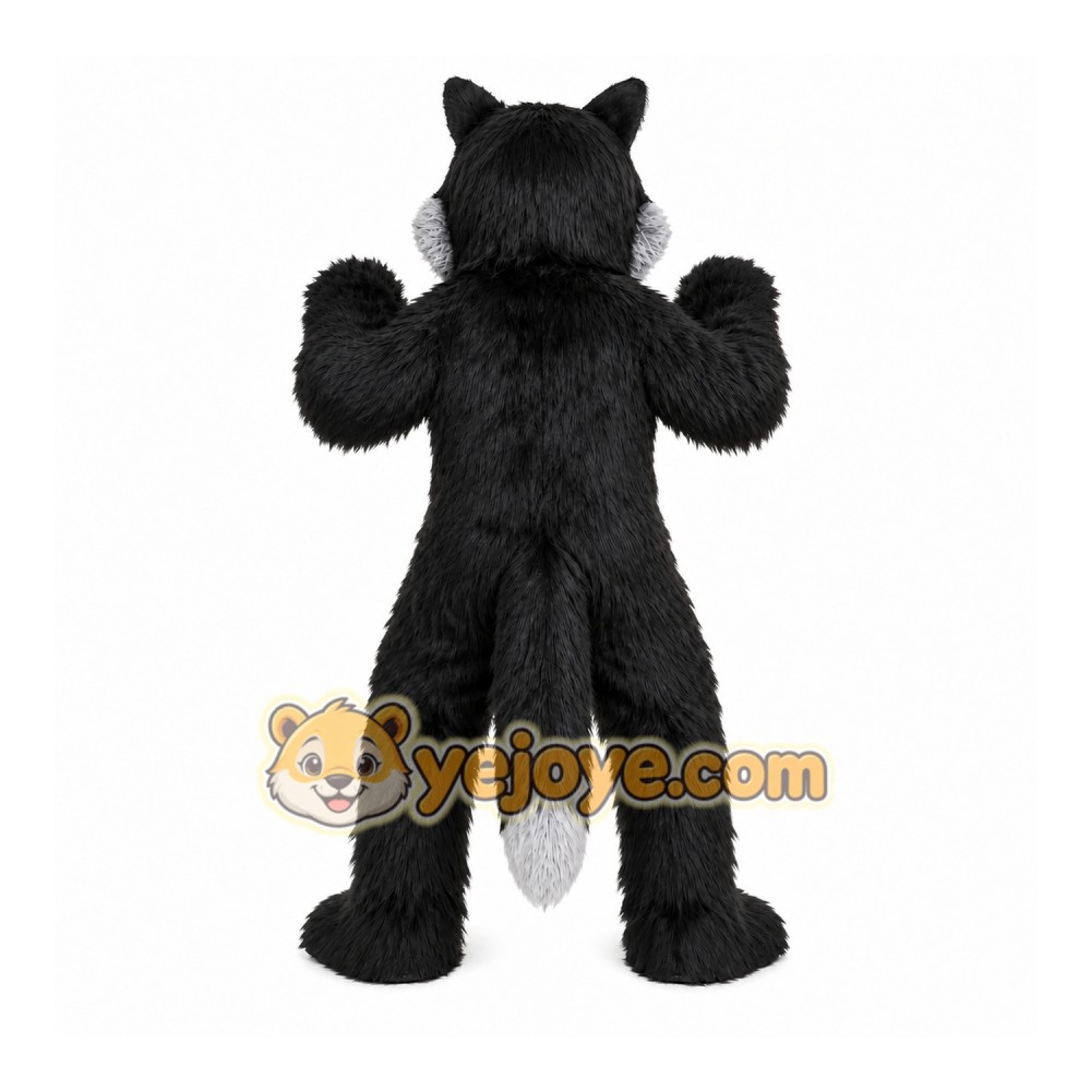 Black Wolf Mascot Costume For Adult Black Wolf Mascot Costume For Adult
