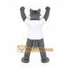 Gray Wolf Mascot Costume For Adult Gray Wolf Mascot Costume For Adult