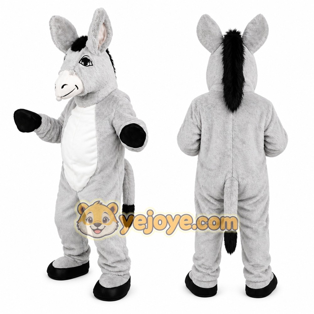 Realistic Lightweight Donkey Mascot Costume Realistic Lightweight Donkey Mascot Costume