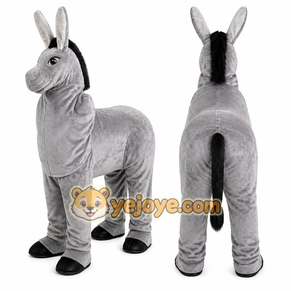 Two-Person Donkey Mascot Costume
