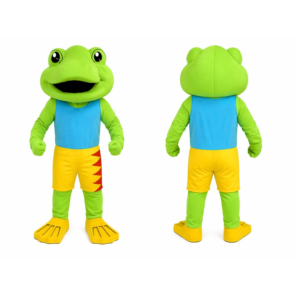 Happy Frog Mascot Costume For Adult