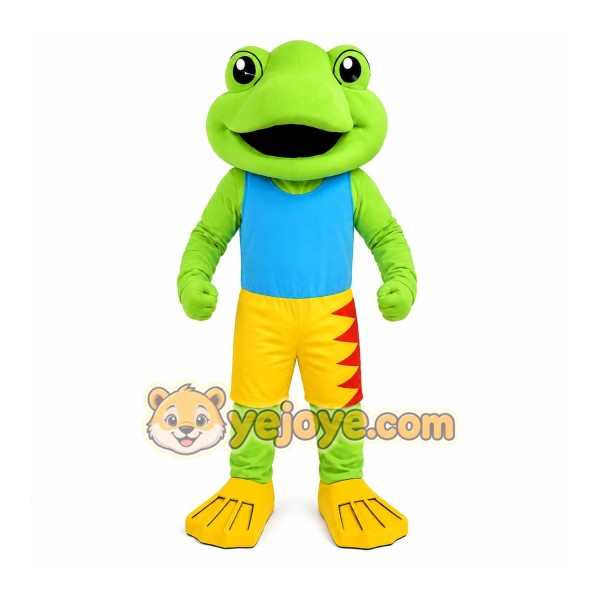Happy Frog Mascot Costume For Adult Happy Frog Mascot Costume For Adult
