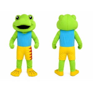 Happy Frog Mascot Costume For Adult