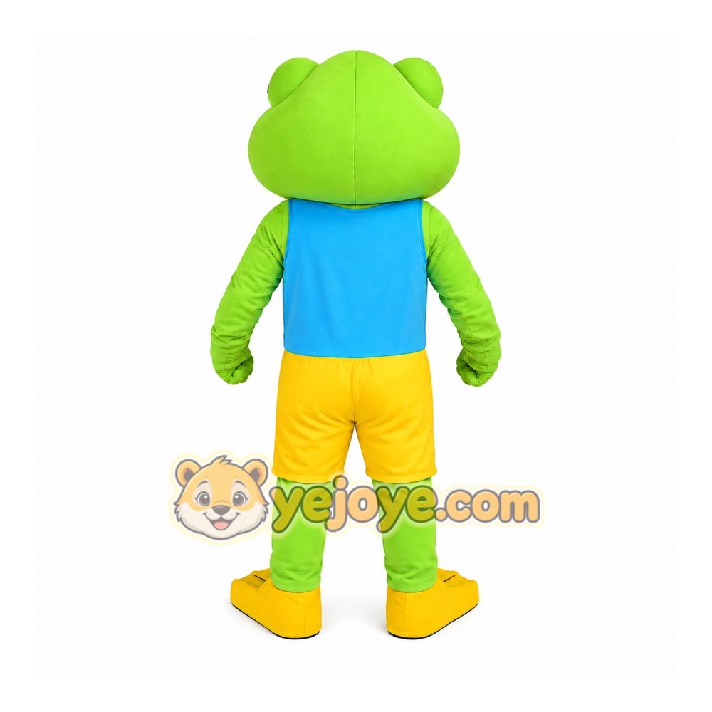 Happy Frog Mascot Costume For Adult Happy Frog Mascot Costume For Adult