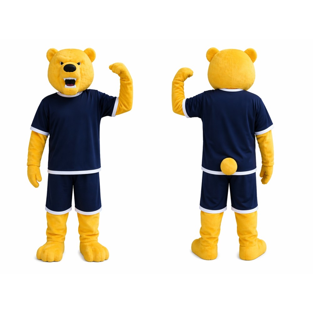 Fierce Cartoon Bear Mascot Costume