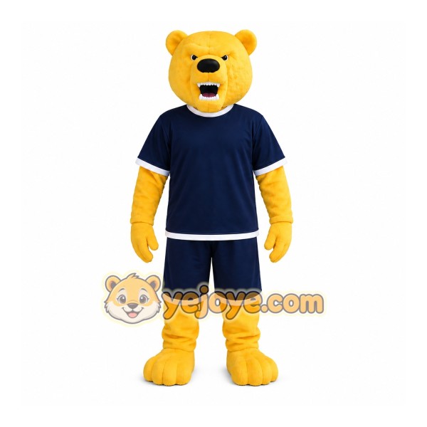 Fierce Cartoon Bear Mascot Costume