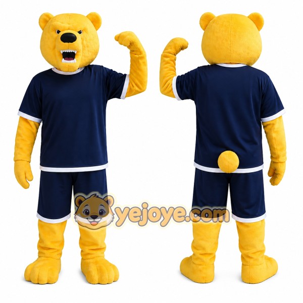 Fierce Cartoon Bear Mascot Costume