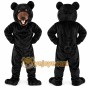 Friendly Black Bear Mascot Costume