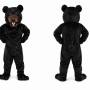 Friendly Black Bear Mascot Costume