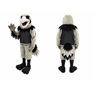 Grey Hawk Mascot Costume