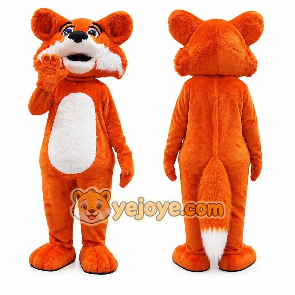 Happy Fox Mascot Costume For Adult Happy Fox Mascot Costume For Adult