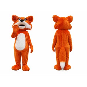 Happy Fox Mascot Costume For Adult