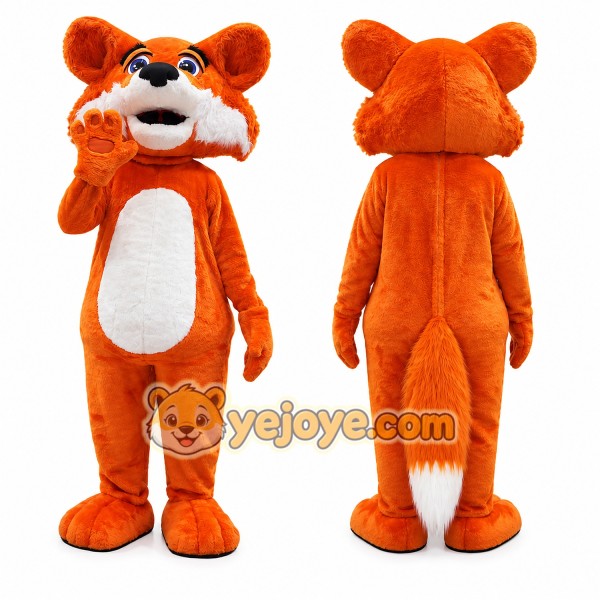 Happy Fox Mascot Costume For Adult