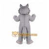 Realistic Fierce Wolf Mascot Costume