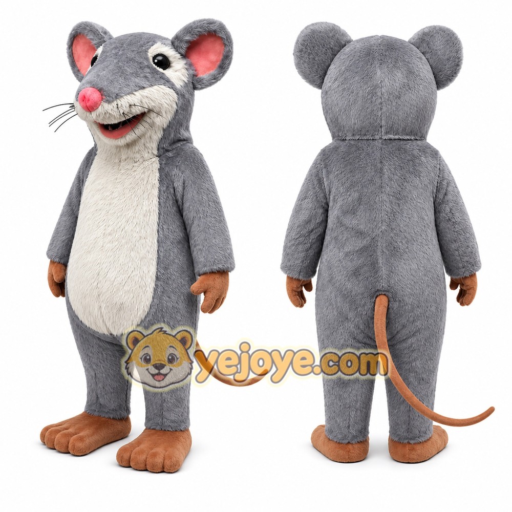 Realistic Lightweight Mouse Mascot Costume Realistic Lightweight Mouse Mascot Costume