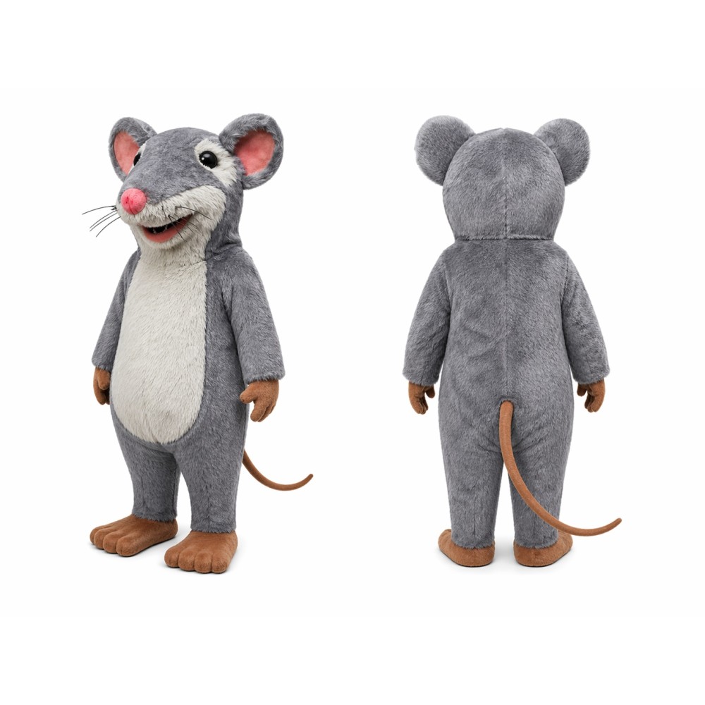 Realistic Lightweight Mouse Mascot Costume