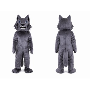 Realistic Lightweight Wolf Mascot Costume