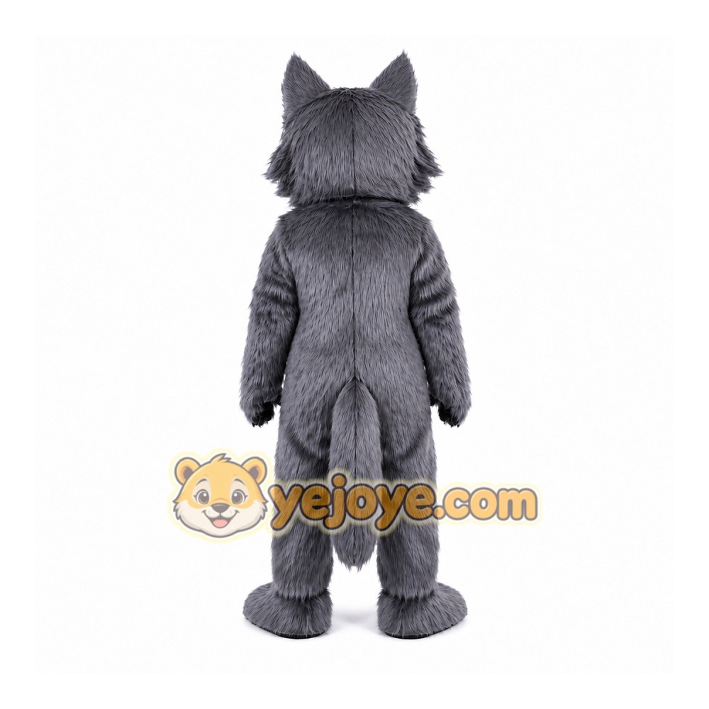 Realistic Lightweight Wolf Mascot Costume Realistic Lightweight Wolf Mascot Costume