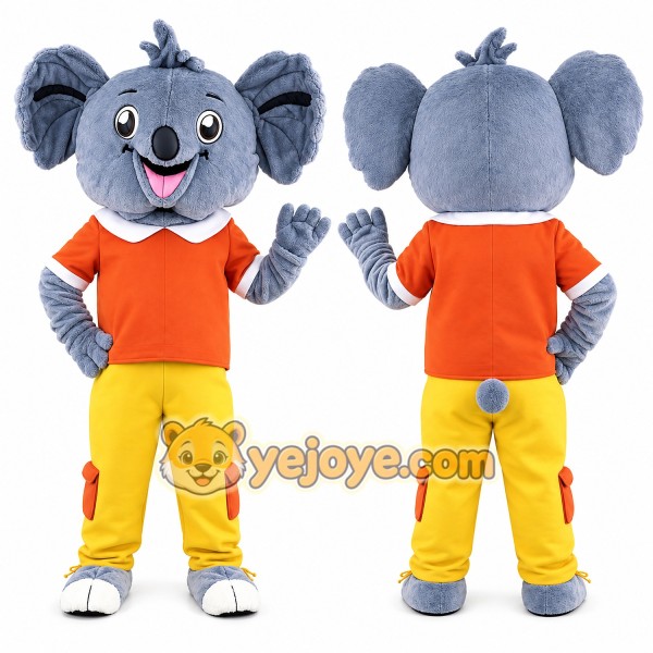 Happy Adult koala Mascot Costume