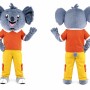 Happy Adult koala Mascot Costume