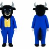 Black Buffalo Bison Bull Mascot Costume