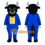 Black Buffalo Bison Bull Mascot Costume